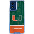 University of Miami U Hurricanes Moto G Play 4G (2024) Clear Case