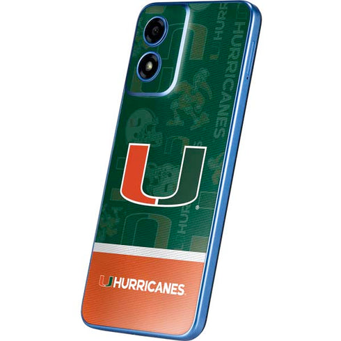 University of Miami U Hurricanes Moto G Play 4G (2024) Skin
