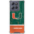 University of Miami U Hurricanes Moto G Play 5G (2025) Clear Case
