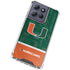 University of Miami U Hurricanes Moto G Play 5G (2025) Clear Case