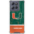 University of Miami U Hurricanes Moto G Stylus 5G (2025) Clear Case