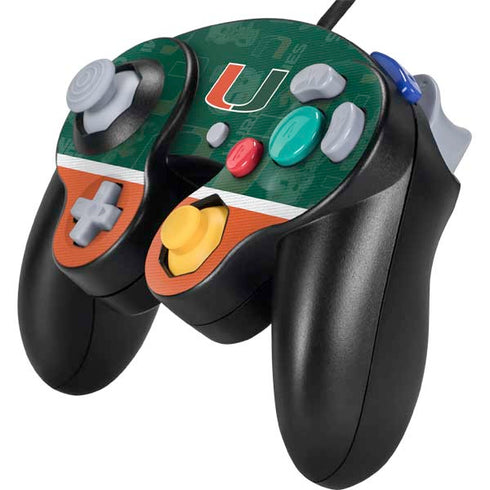 University of Miami U Hurricanes Nintendo GameCube Controller Skin
