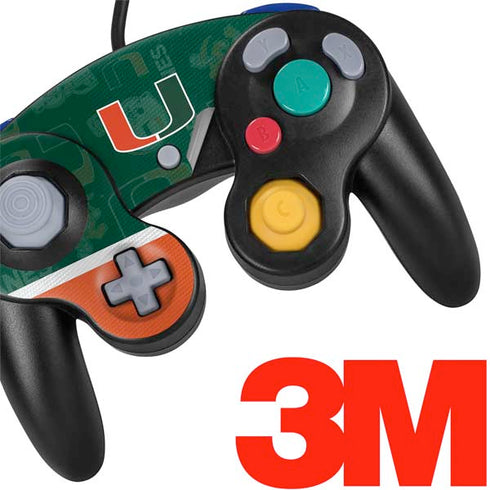 University of Miami U Hurricanes Nintendo GameCube Controller Skin