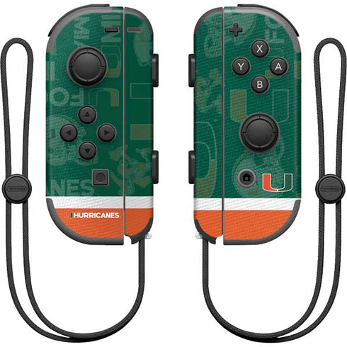 University of Miami U Hurricanes Nintendo Skins