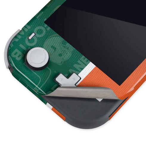 University of Miami U Hurricanes Nintendo Switch Lite Skin