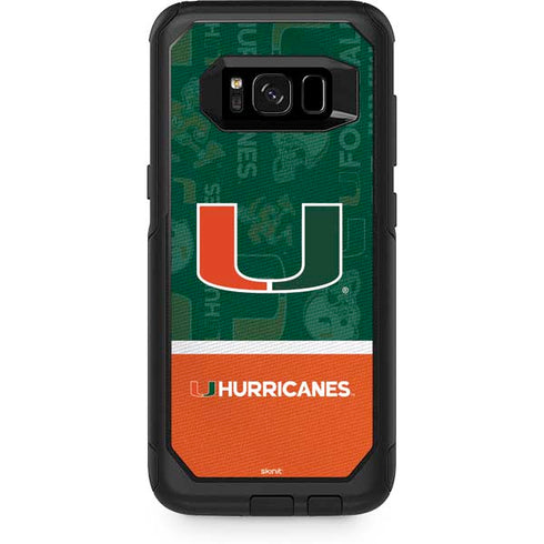 University of Miami U Hurricanes Otterbox Commuter Galaxy Skin