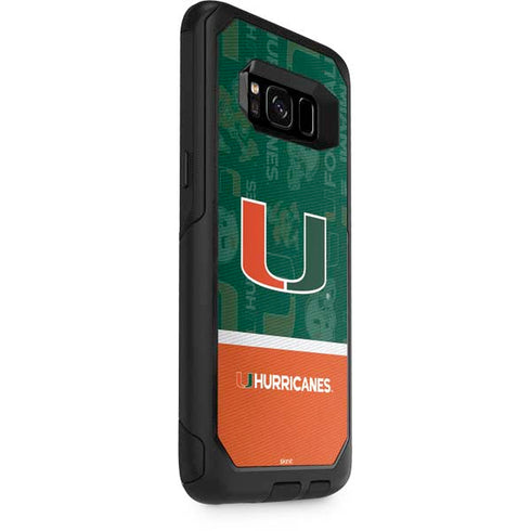 University of Miami U Hurricanes Otterbox Commuter Galaxy Skin