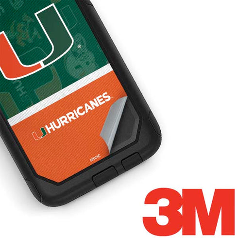 University of Miami U Hurricanes Otterbox Commuter Galaxy Skin