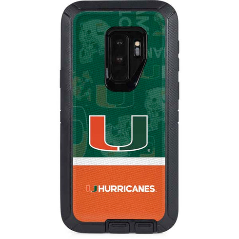 University of Miami U Hurricanes Otterbox Defender Galaxy Skin