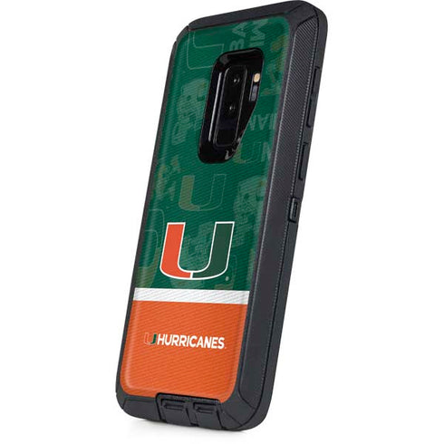 University of Miami U Hurricanes Otterbox Defender Galaxy Skin