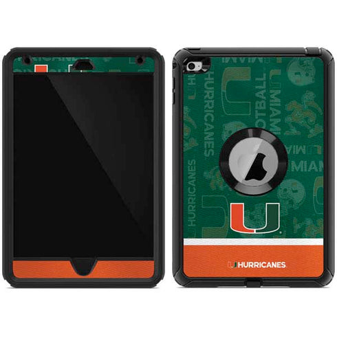 University of Miami U Hurricanes Otterbox Defender iPad Skin