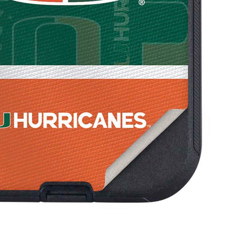University of Miami U Hurricanes Otterbox Defender iPhone Skin