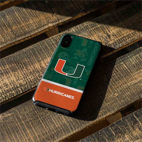 University of Miami U Hurricanes Otterbox Symmetry iPhone Skin