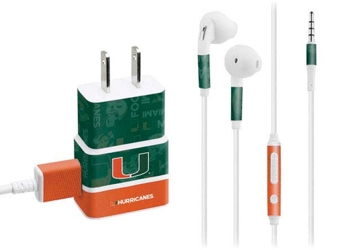 University of Miami U Hurricanes Phone Charger Skin