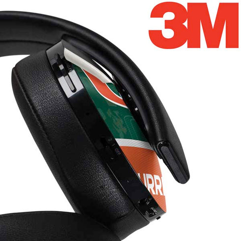 University of Miami U Hurricanes PlayStation 4 Gold Wireless Headset Skin