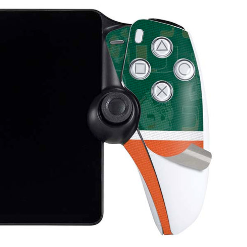 University of Miami U Hurricanes PlayStation Portal Remote Player Skin