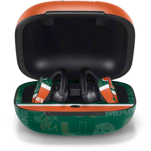 University of Miami U Hurricanes PowerBeats Pro Skin