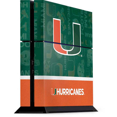University of Miami U Hurricanes PlayStation PS4 Skins