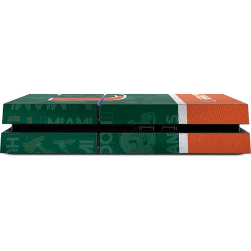 University of Miami U Hurricanes PS4 Console Skin