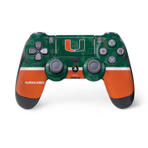 University of Miami U Hurricanes PS4 Controller Skin