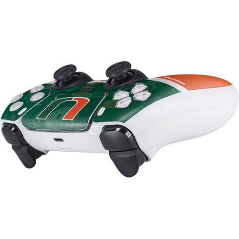 University of Miami U Hurricanes PS5 Controller Skin