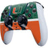 University of Miami U Hurricanes PS5 DualSense Edge Pro Controller Skin
