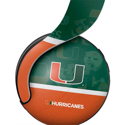 University of Miami U Hurricanes PULSE 3D Wireless Headset for PS5 Skin