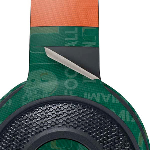 University of Miami U Hurricanes Razer Kraken X Skin