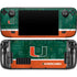 University of Miami U Hurricanes Steam Deck Handheld Gaming Computer OLED Skin