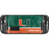 University of Miami U Hurricanes Steam Deck Handheld Gaming Computer OLED Skin