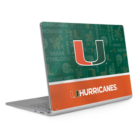 University of Miami U Hurricanes Surface Book 2 15in Skin