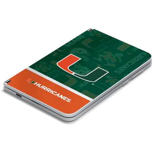 University of Miami U Hurricanes Surface Duo Skin