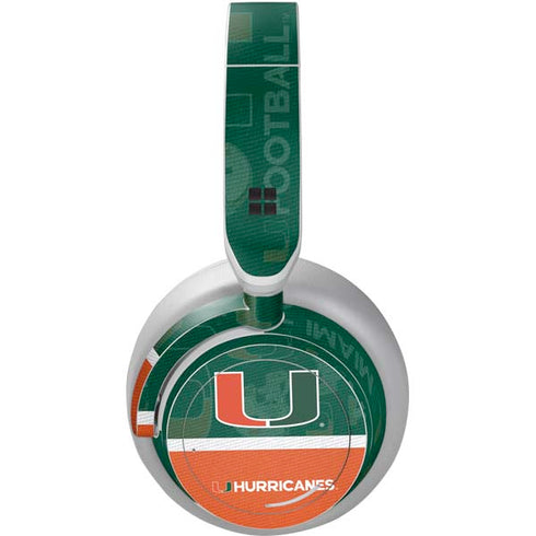 University of Miami U Hurricanes Surface Headphones Skin