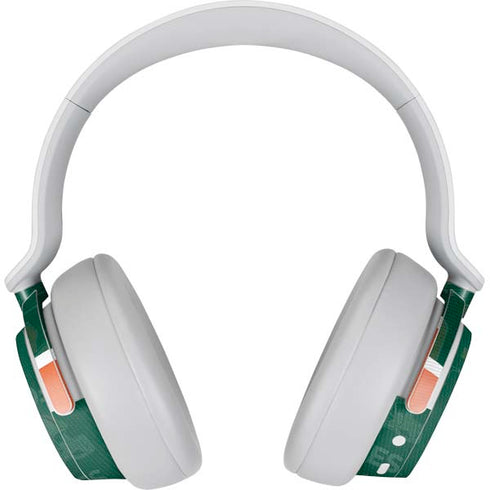 University of Miami U Hurricanes Surface Headphones Skin