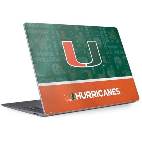 University of Miami U Hurricanes Surface Laptop 3 13.5in Skin