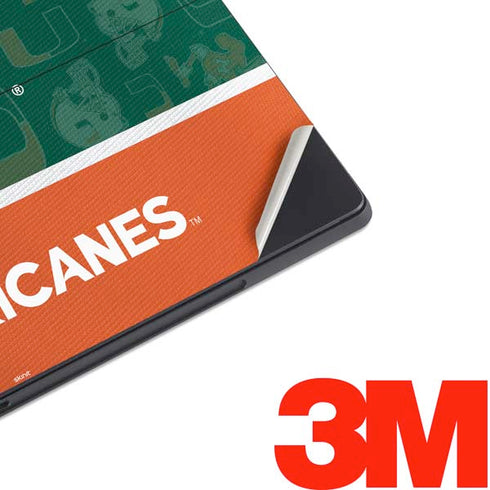 University of Miami U Hurricanes Surface Pro 7 Skin