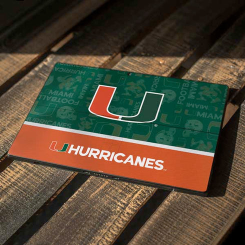 University of Miami U Hurricanes Surface Pro 7 Skin