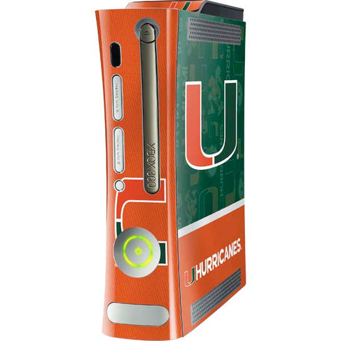 University of Miami U Hurricanes Xbox 360 (Includes HDD) Skin