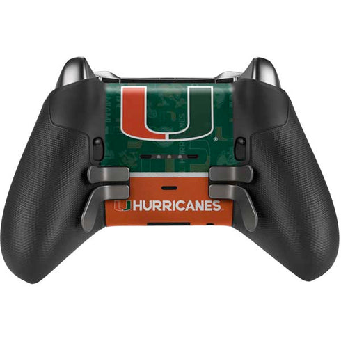 University of Miami U Hurricanes Xbox Elite Wireless Controller Series 2 Skin