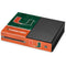 University of Miami U Hurricanes Xbox One Console Skin
