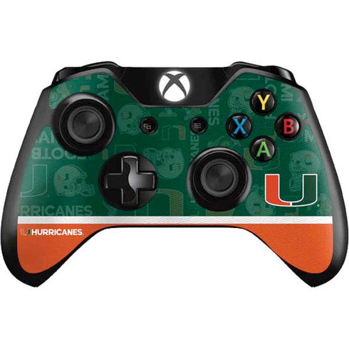 University of Miami U Hurricanes Xbox One Controller Skin