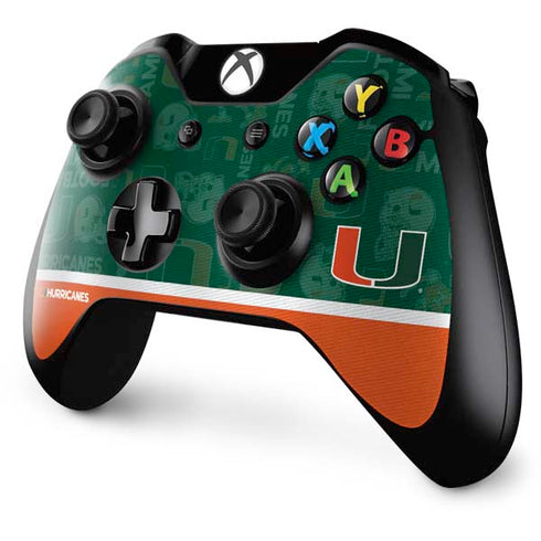 University of Miami U Hurricanes Xbox One Controller Skin