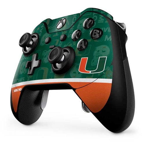 University of Miami U Hurricanes Xbox One Elite Controller Skin