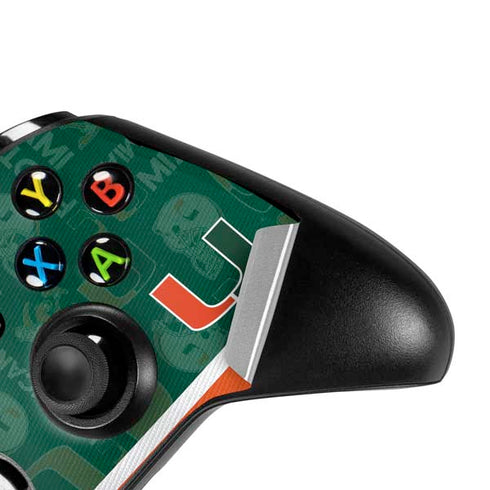 University of Miami U Hurricanes Xbox One S All-Digital Edition Bundle Skin