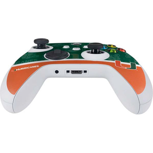 University of Miami U Hurricanes Xbox Series S Controller Skin