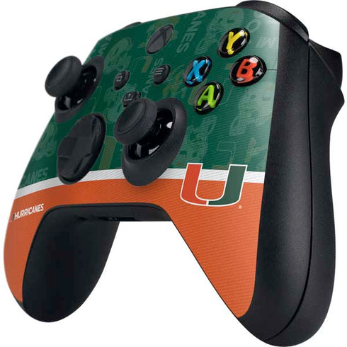 University of Miami U Hurricanes Xbox Series X Controller Skin