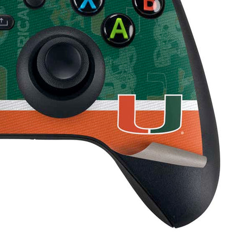 University of Miami U Hurricanes Xbox Series X Controller Skin