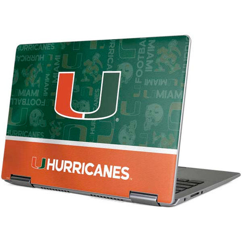 University of Miami U Hurricanes Yoga 710 14in Skin