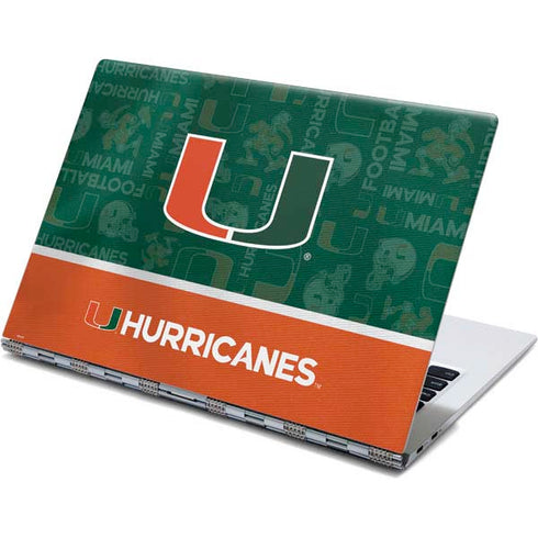 University of Miami U Hurricanes Yoga 910 2-in-1 14in Touch-Screen Skin