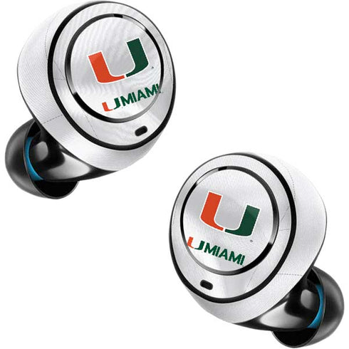 University of Miami White Jersey Amazon Echo Buds Skin